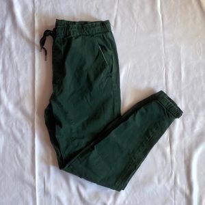 (Mens) Green Skinny Chinos/Joggers